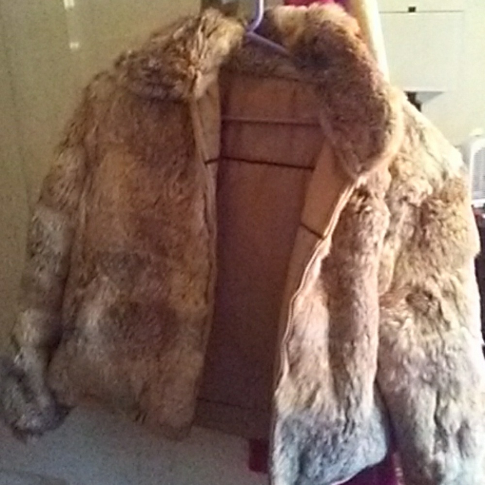 Reversible 100% Rabbit Fur Coat